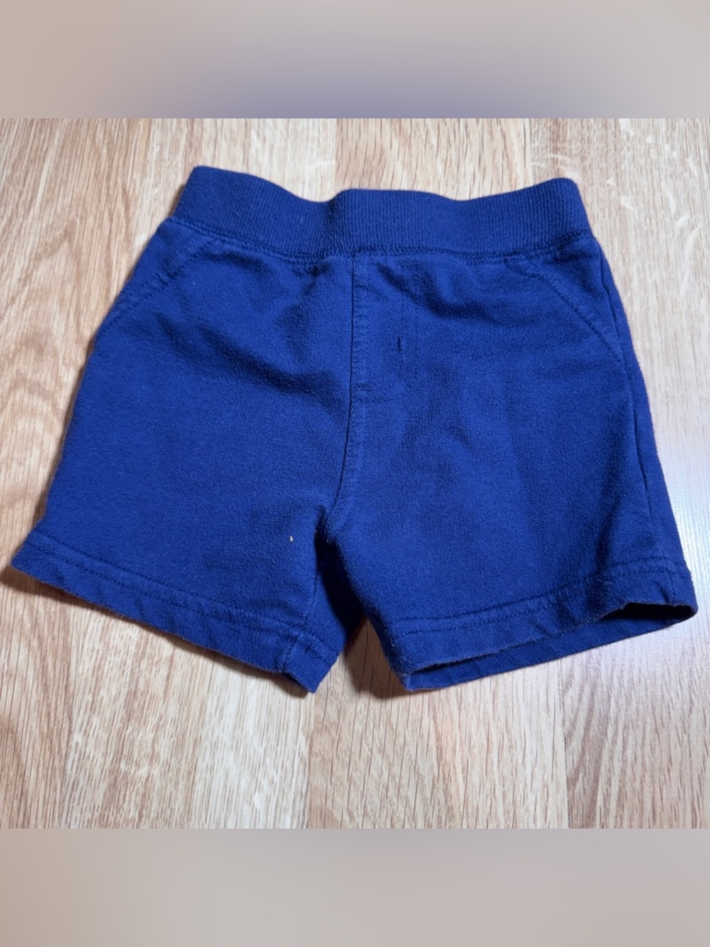 Blue Toddler Knit Shorts